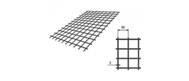 Сетка сварная (дорожная) 50х50х3мм 1х2м купить с доставкой в Былово